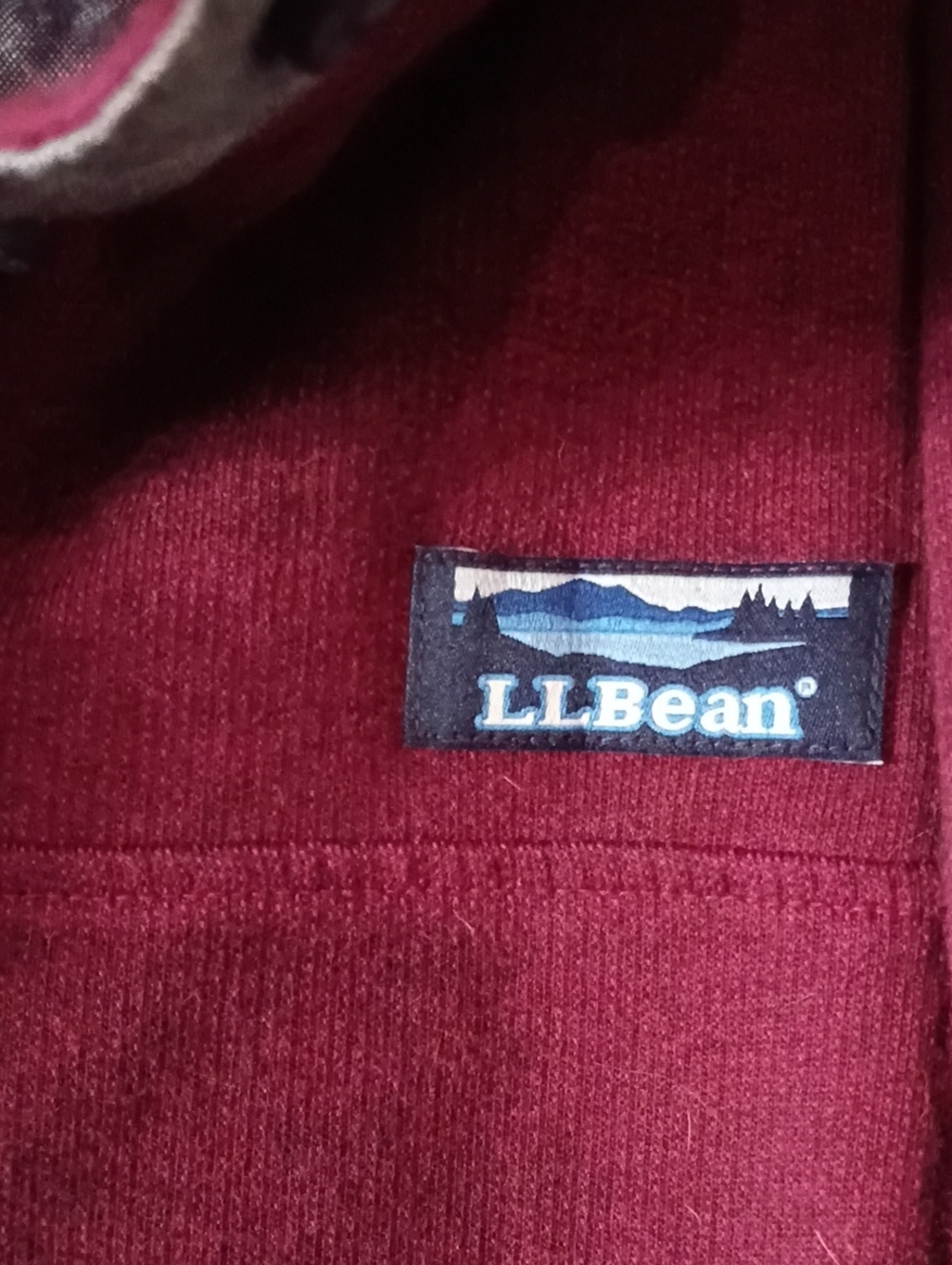 LL Bean Rugby Henley Pullover - Picture 2 of 6